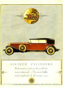 ◆1930年の自動車広告　キャデラック4　Cadillac