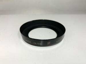 【希少/レア】ニコン Nikon F 刻印 メタル レンズフード NIKKOR 24mm F2.8/ PC 35mm F2.8 ネジ径52mm (245)