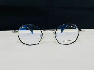 Yohji Yamamoto ヨウジ ヤマモト 眼鏡フレーム YY1308 003 未使用 美品 伊達眼鏡 サングラス シルバー ブラック オクタゴン