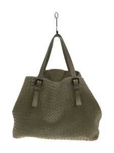 BOTTEGA VENETA◆ナッパトートバッグ/イントレチャート/レザー/BEG