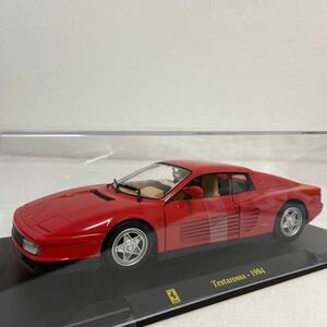 デアゴスティーニ レ・グランディ・フェラーリコレクション 1/24 FERRARI TESTAROSSA 1984年 Red テスタロッサ 完成品 ミニカー モデルカー