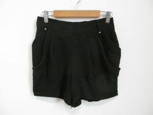 (56941)CECIL McBEE　セシルマクビー　レディース　ショートパンツ　ブラック　M　USED