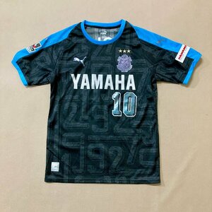 ★未使用タグ付き PUMA プーマ サッカーウエア ジュビロ磐田 半袖 ユニフォーム サイズM 10番 SHUNSUKE 中村俊輔 0.15kg★