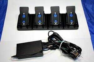 DENSO/デンソー ワイヤレススキャナー SF1-BB×4台+4連充電器 CH-SF1×1台セット Bluetooth接続 防塵・防滴 無線式 一次元コード　47913Y