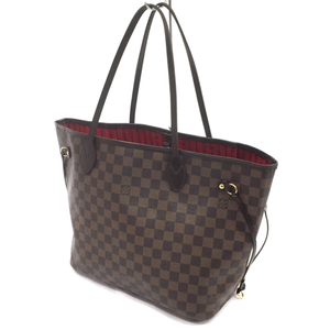 ルイヴィトン ダミエ ネヴァーフルMM N51105 トートバッグ かばん 鞄 ブラウン 茶 ゴールド金具 LOUIS VUITTON