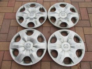 【大幅値下げ/最終処分】中古★ホンダ純正GD系後期フィット用14インチホイールキャップ(ホイールカバー)4枚一台分セット★44733-SAA-N10