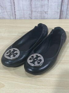 Tory Burch　トリーバーチ　フラットシューズ　パンプス　ゴールド　ブラック　24.5㎝相当　ブランド　レディース　靴　4212B