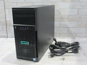 04667 Ω 新TTPC 1480m HPE【 ProLiant ML30 Gen9 】【 OS無 / Xeon E3-1230 v5 3.4GHz / 16.0GB / HDD:600GB SAS 2.5インチ×3 】鍵付