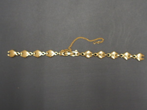 レア物 ヴィンテージ セイコー アルバ SEIKO ALBA ピノ PINO 黄銅 金メッキ レディース ブレス 長さ: 155mm 幅: 2/9mm 管理No.00629