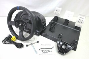 ＜中古品＞Thrustmaster フォースフィードバック レース用 ステアリング T300RS GT Edition + ペダル T3PA-GT（13223102316884DJ）