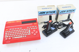 ◎Casio MSX MX-10 RD / TJ-7 カシオ パーソナルコンピュータ ジョイスティック 電子機器 PC ゲーム レトロ 004FEEFD81