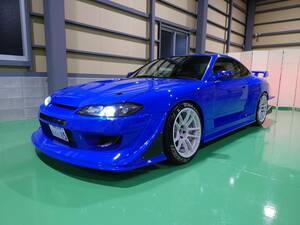 H12年式　S15シルビア　青　SR20DET　GP　SPORTS コンプリートカー