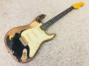 【現状品】 WARMOTH LIC BY Fender 6150 ネック ハードレリック ストラトタイプ エレキギター 土日限定価格【メンテナンス済】♪HG