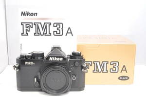 〓非常に綺麗　元箱　説明書付〓ニコン Nikon FM3A ブラック