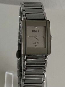 RADO ラドー jubile ジュビリー ceramic セラミック diamond ダイヤモンド lady’s レディース watch 時計 quartz QZ クォーツ 稼働中