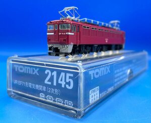 ☆4DK0507　TOMIX　トミックス　EF71形　2次形　品番2145