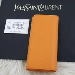 新品未使用品　YVES SAINT LAURENT 4連キーケース　YSLロゴ