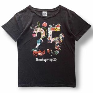 公式 Mr.Children ミスターチルドレン DOME & STADIUM TOUR 2017 Thanksgiving 25 半袖 プリント ツアー Tシャツ ミスチル S ブラック系