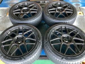 【未使用+中古】ウェッズスポーツ SA-27R 17x7.5J 5H 100 +48 4本 1台分 225/45R17 ブロンズ プリウス 86 BRZ カローラスポーツ ツーリング