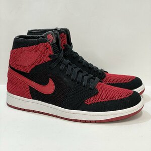 26cm AIR JORDAN 1 RETRO HI FLYKNIT 919704-001 エアジョーダン1 レトロ ハイ フライニット バーシティーレッド メンズ UO H106917