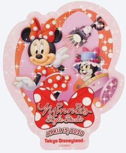 ミニーマウス ステッカー 東京ディズニーランド限定 ミニーのスタイルスタジオ 新エリアオープン記念 2020 ディズニー グッズ シール