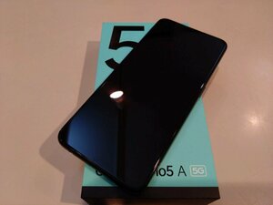 SIMフリー☆Y!mobile 利用制限保証 OPPO Reno5 A A101OP ブラック 中古品☆