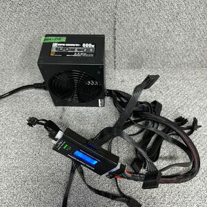 GK 激安 BOX-125 PC 電源BOX 玄人志向 KRPW-N600W/85+ 600W 80PLUS BRONZE 電源ユニット 電圧確認済み 中古品