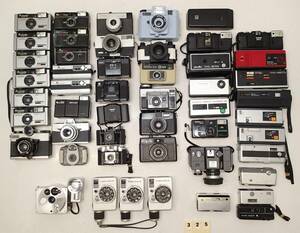 M325D 大量５０台 ポケット カメラ Olympus O-Product Canon DIAL35 Ricoh FF-1 Fujica PET MAMIYA16 Kodak INSTAMATIC X-45 等 ジャンク
