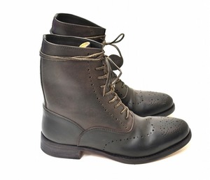 SAK （サク） Lace-up Medallion Boots Exclusive レースアップメダリオンブーツ 編み上げ 限定 レザー シューズ 靴 GUIDI グイディ