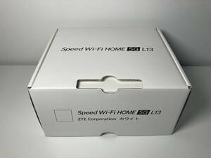 新品 未使用 UQ Speed Wi-Fi HOME 5G L13 ホームルーター SIMフリー 残債なし wimax ZTE ZTR02