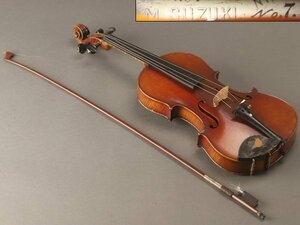 【流】時代弦楽器 ＳＵＺＵＫＩ №7 バイオリン ケース付 TS368