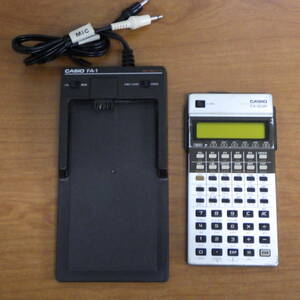 CASIO カシオ FX-502P レトロ 関数電卓 FA-1 セット プログラム電卓