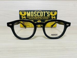 MOSCOT モスコット★レムトッシュ★メガネフレーム★LEMTOSH★伊達眼鏡 ウェリントン 黒縁 定番 人気 セルフレーム 未使用 美品★