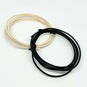 USA Cloth Wire 配線材 ワイヤー １m 白 黒 セット Fender タイプ