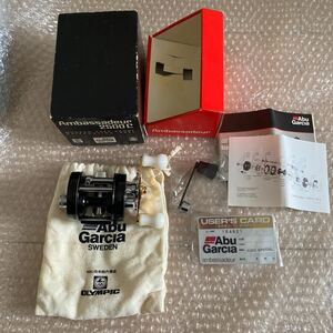 超美品 ABU アンバサダー 2500C アブガルシア abugarcia ambassadeur ブラック スペシャル ZEAL ズィール カスタム ハンドル付き