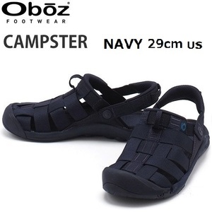 OBOZ オボズ CAMPSTER キャンプスター NAVY 29cm サンダル