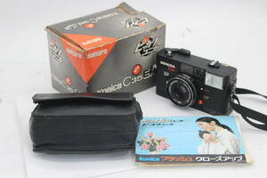 【訳あり品】 【元箱付き】コニカ Konica C35 EF Hexanon 38mm F2.8 ケース付き コンパクトカメラ s4060