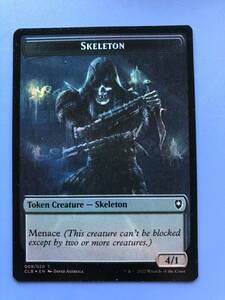 [AG-MTG]【Foil】《スケルトントークンSkeleton Token》// 《宝物 トークン/Treasure Token》[CLB] 英語　数枚在庫あり