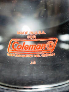 Coleman コールマン ビンテージ　グローブ レッドレター 赤文字 200 200A 200B 201 202 242に使えます 特に70～80年代 ４