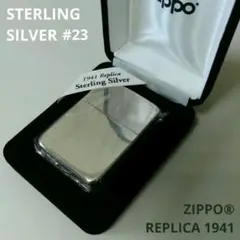 ZIPPO #23 STERLING SILVER 1941 REPLICA