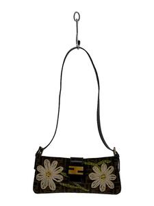 FENDI◆ショルダーバッグ/BRW/2384-26685-008/傷有/ショルダー紐使用感有