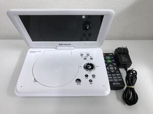 D/ Qriom キュリオム ポータブルDVDプレーヤー CPD-N92 動作品