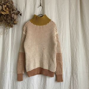 Chloe クロエ ウール ニット セーター BROWN SEED XS