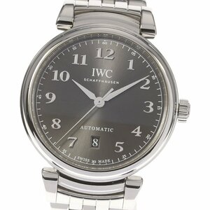 ☆美品★箱・保証書付き【IWC SCHAFFHAUSEN】IWC ダ・ヴィンチ デイト IW356602 自動巻き メンズ_710956【ev10】