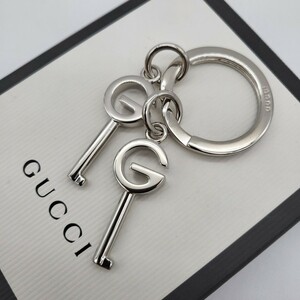 未使用に近い 箱付き GUCCI グッチ キーホルダー GG