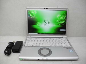 ☆1円☆第8世代☆CF-SV7TDHVS☆累積10690☆高解像度1920×1200☆Core i5 1.70GHz/8GB/SSD256GB/無線/Bluetooth/カメラ/Office/DtoD領域☆