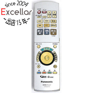 【中古】Panasonic DVDビデオレコーダー用 リモコン EUR7655Y10 [管理:1150016787]