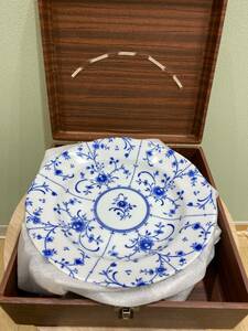 ＃4312　ブルーコペン　カレー皿5客セット　直径約24センチ　Takato Japan 深皿　三洋陶器　