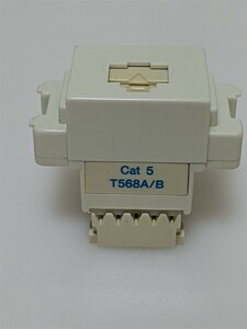 パナソニック 松下電工 モジュラージャック Cat5 中古品 送料無料 LAN ケーブル T568A/B