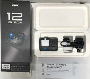 中古動作品 GoPro ゴープロ　HERO 12 BLACK 美品　カメラ　ビデオカメラ